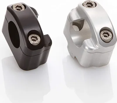 Produktbild von LSL Universal-Klemmböcke von 22,2 mm auf 28,6 mm, schwarz, +25 mm Anhebung