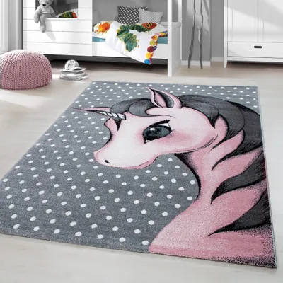 Immagine prodotto di Homebyhome Tappeto per Cameretta Bambina Design alla Moda Rettangolare o Rotondo Morbido e Confortevole, Dimensioni: 200x290 cm