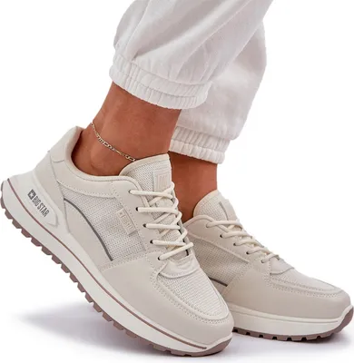 Zdjęcie produktu dla Sneakersy Damskie Big Star NN274A088 Jasnobeżowe 41