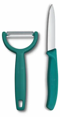 Immagine prodotto di Swiss Classic, spelucchino con pelapatate a Y, 2 pezzi, verde, scatola