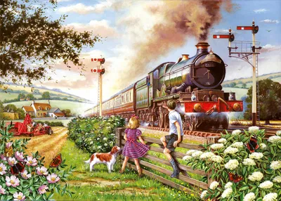Obrázek produktu pro Dům hlavolamů Dětská puzzle železnice 1000 dílků Puzzlespiel