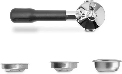 Produktbild von Famanu Halter für 1-Wege-Portafilter mit klassischem Handgriff - für LELIT PLA571S mit ausziehbarem Boden