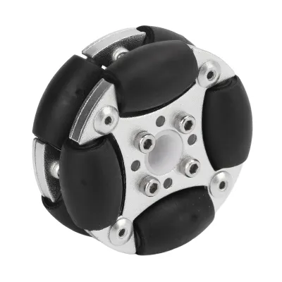 Obrázek produktu pro Dvojité všesměrové kolo,Dvojité hliníkové všesměrové kolo,Všesměrové kolo pro roboty,Všesměrové kolo,Hliníkové všesměrové kolo,Díly robotů