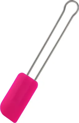 Produktbild von Rösle Silikon Teigschaber groß rosa