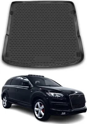 Obrázek produktu pro Rohož do kufru Vložka do kufru pro Audi Q7 4LB 2006-2015 Rubber TPE Black