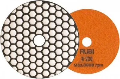 Produktbild von Rubi Resin Dry Polishing Pad Gr.200 D100Mm