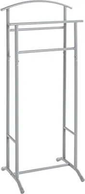 Produktbild von HAKU Herrendiener grau - Stahlrohr, B/H/T: 48x107x36 cm