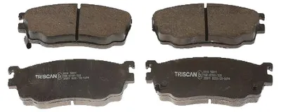 Produktbild von Bremsbelagsatz Scheiben 16 mm mit Verschleißwarnung TRISCAN für u.a. MAZDA 626