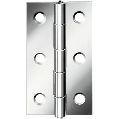 Produktbild von VORMANN Tür-Scharnier halbbreit B46xH60mm,gerollt Edelstahl,rostfrei