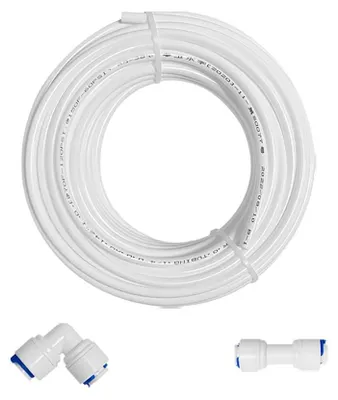 Wasseranschlussset 15 m 6,35 mm (1/4 Zoll) mit Schnellkupplungen