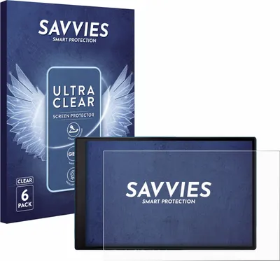 Produktbild von 6x Für Garmin DriveSmart 86 MT-S Schutzfolie Savvies Displayschutz Display Schutz Folie Klar Transparent