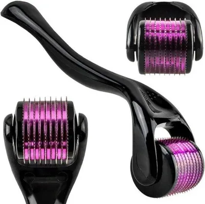 Produktbild von Derma-Roller – Gesichtsmassagegerät, Bartroller – Hautpflege verbessern – Fördert die Aufnahme von Produkten – 03 mm – Verschiedene Farben