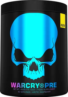 Produktbild von Genius Nutrition WARCRY Pre (400g) Arctic Raspberry - Pre-Workout - Pre-Workout Booster