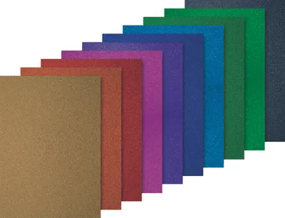 Image de Heyda 2118931003 GlittercardboardBlack.Basic