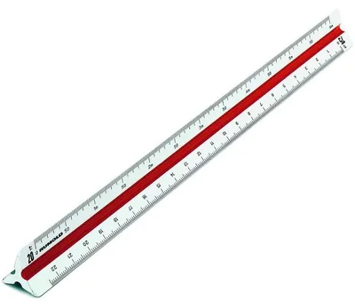 Produktbild von Rumold 160/6/30 Präzisions-Dreikant-Maßstäbe 160/30, vermessung 6