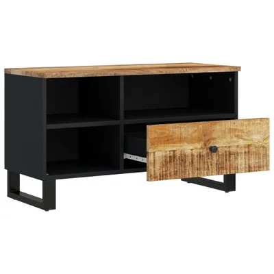 Immagine prodotto di Mobili TV vidaXL 80x33x46 cm in legno massello di mango e pannelli di legno
