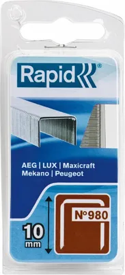 Produktbild von Rapid 40109548, Klammerpack, 1,4 cm, Befestigung, 650 Heftklammern, Metallisch, Papier