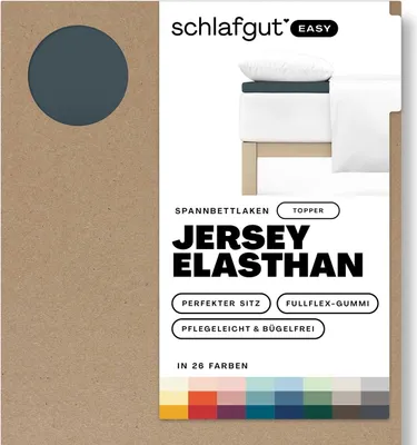 Produktbild von Adam Matheis Topperbezug EASY Jersey BL 200x200 cm grau