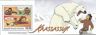 Produktbild von Briefmarken Dänemark - Grönland 2011 Mi Block54 (kompl.Ausg.) postfrisch Grönländische Comics
