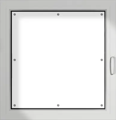 Produktbild von Wallario Lichtschutzbild, Dekorativer Sichtschutz Sonnenschutz 96 x 93 cm mit Motiv: Weiß - Verdunklung ohne Bohren