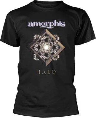 Produktbild von Amorphis T-Shirt Herren Halo schwarz Band-Merch, Bands 100% Baumwolle M
