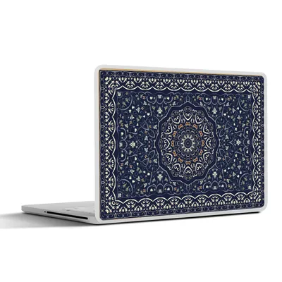 Produktbild von MuchoWow® Laptop Aufkleber Sticker Cover Persischer Teppich - Mandala - Teppich - Blau 30x22 cm - Laptop-Sticker
