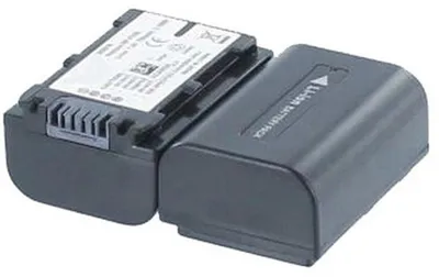 Immagine prodotto di Batteria ricaricabile per Sony HDR-PJ620 agli ioni di litio, 6,8 V, 650 mAh, nera.