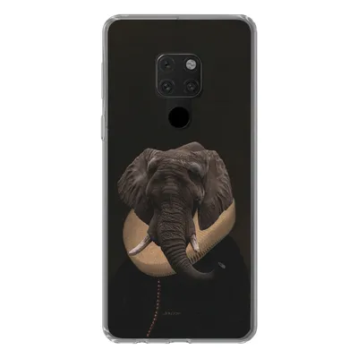 Produktbild von MuchoWow® Handyhülle Schutzhülle Hülle für Huawei P40 Lite Elefant - Kunst - Tiere Silikon Softcase Handy Hülle - Handy