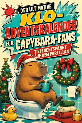 Produktbild von Der ultimative Klo-Adventskalender für Capybara-Fans