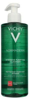 Produktbild von Vichy Normaderm Phytosolution Purifying Cleansing Gel, Unisex, ölige Haut, Problemhaut, 200 ml, Reinigend, Mattierend, Flasche, Aqua, coco-betaine, propanediol, peg-120 methyl glucose dioleate, sodium chloride, sodium cocoyl...