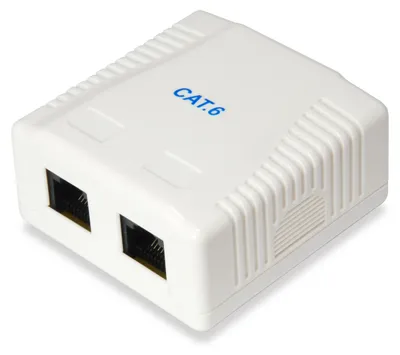 Produktbild von Equip 2-Port Cat.6 Aufputzgehäuse
