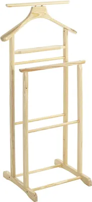 Productafbeelding van HAKU bediende, servieskast, naturel, massief hout - Afmetingen: B 47 x H 102 x D 36