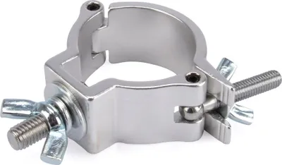 Produktbild von Riggatec Halbschelle - Halfcoupler klein silber bis 100 kg (48 - 51 mm)