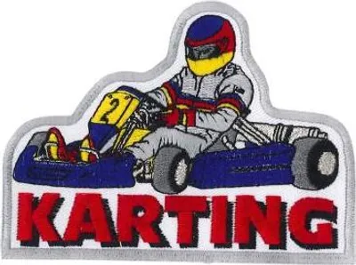Produktbild von Aufnäher Patches Karting Gr. ca. 10,5 x 8 cm 04804