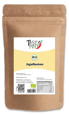 Produktbild von Tasty Pott  Sojaflocken ab 1kg Beutel