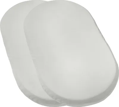 Produktbild von Erwin Müller Baby-Spannbettlaken Murnau" 2er-Pack weiß 40x70 cm oval"