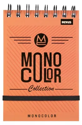 Zdjęcie produktu dla Kołonotes A6 96k.kratka zamykany na gumkę Monocolor