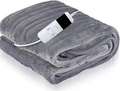 Obrázek produktu pro Elektrická přikrývka pro 2 osoby – rychlý ohřev – lze prát – zimní – pohodlí v ložnici