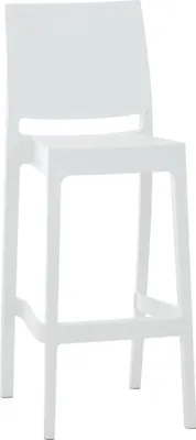 Produktbild von CLP Barhocker Maya Kunststoff weiß