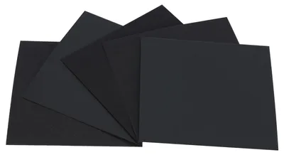 Produktbild von Set aus 9 metallografischen Schleifblättern für Laboranwendungen
