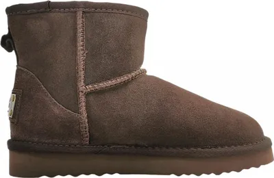 Imagen del producto de Botas de invierno para mujer, forradas, color marrón, estilo casual