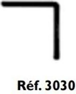 Produktbild von L-Profil 3030 PRUNIER - 30x30 mm x 2.6 m - weiß - LBP3030