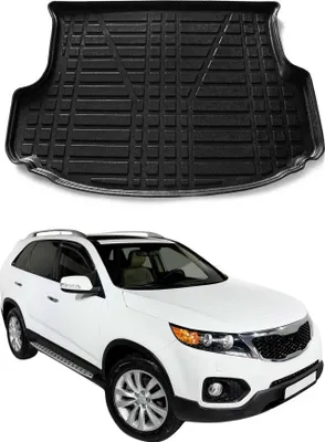Produktbild von Kofferraumwanne Laderaumwanne für Kia Sorento 2010-2014 5Sitz Gummi TPE Schwarz