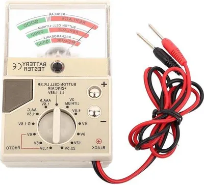 Obrázek produktu pro Univerzální testery baterií s digitálním displejem – životnost baterií – 9 V, 15 V – knoopové baterie.