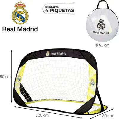 Immagine prodotto di Set di porte da calcio in due pezzi Real Madrid C.F.