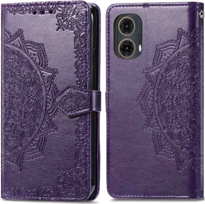 Produktbild von imoshion Mandala Klapphülle Motorola Moto G85 - Violett