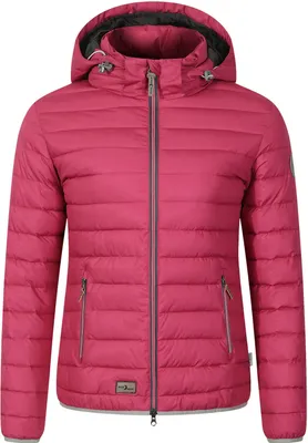 Produktbild von Blue Wave Damen Steppjacke Irina - Jacke gesteppt mit abnehmbarer Kapuze in Pink Größe 48