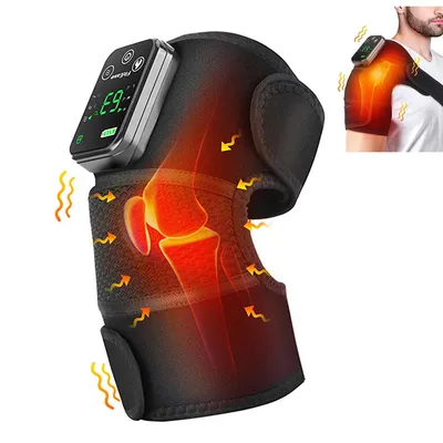 Produktbild von Kniemassagegerät,Kabelloses Kniemassagegerät,Schultermassagegerät,3-in-1-Massagewickel für Knie,Schulter und Ellenbogen ,Lindert Muskelverspannunge