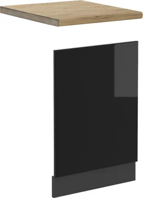 Obrázek produktu pro Přední panel Vicco R-Line Černý vysoký lesk 45 cm , PD Dub, Model 46820