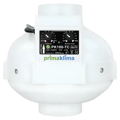 Produktbild von PK Rohrventilator 100, 280 m3/h, Temp.